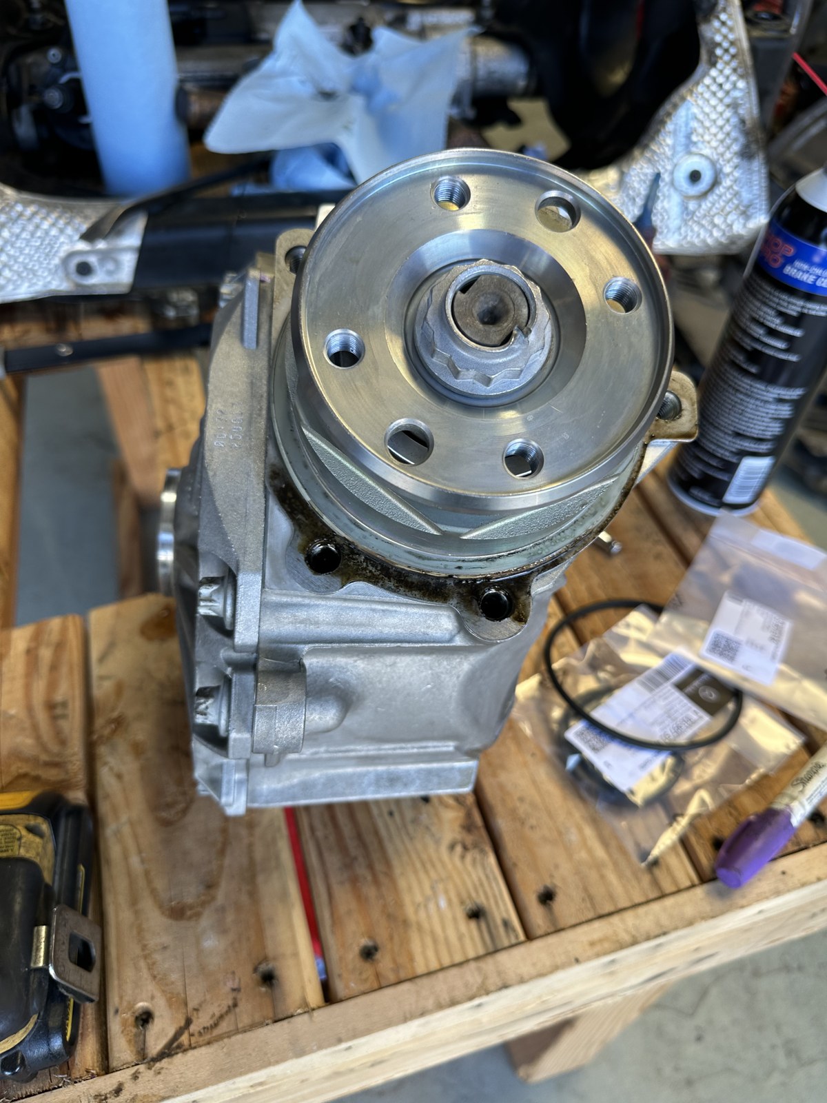 Mercedes-AMG E 63 — Front diff service at N8's Place